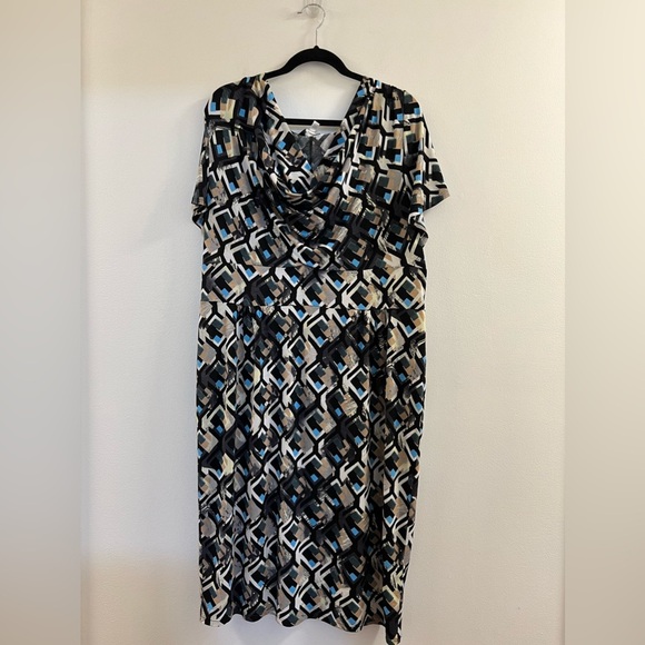 Anna Scholz dress 70’s style maxi stretch Dress 07. - Picture 14 of 16